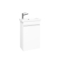Тумба подвесная SARGAS mini 50 L под умыв-к Frame 50, левый, УЛЬТРА белый глянец, LS-WCAB-50-101L - превью 1