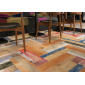 Colorwood многоцветный 18,5x59,8 керамический гранит матовый структурный - превью 4