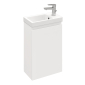 Тумба подвесная Optimum 40 R под умывальник Como/Moduo 40, белый глянец - превью 5