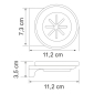 Kammel K-8329WHITE Мыльница - превью 3