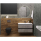 Pluto Grigio серый 60x119,5 керамический гранит матовый SG50005320R - превью 2