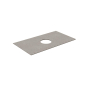 Столешница керамогранитная Magica 90 Риккарди серая для накладных раковин (без отв. под смеситель) - превью 4