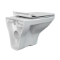 Унитаз подвесной Carina XL Clean On DPL EO с сиденьем Slim - превью 6