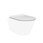 Сиденье PLAZA Modern New SLIM Soft close + clip.up арт. PLMR.seat.02\WHT (к унитазам Modula, Sfera, Plaza Modern, Buongiorno Rimless) - превью 1