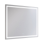 Зеркало Focus 100x80 в раме с LED освещением и подогревом - превью 8