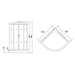 Душевая кабина Eco NG-3324-14R - превью 4