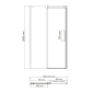 Alme 15R31 Душевая дверь - превью 2