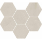Континуум Пьюр Гексагон 25x29 мозаика натуральный 620110000187 - превью 1