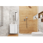 Тумба подвесная PROPUS 55 под умыв-к Kerama Marazzi PRO 55, светло-серый глянец, LPR-WCAB-55-106 - превью 4