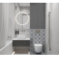 Kingstone Grey 19,6x19,6 керамический гранит матовый - превью 4