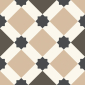 Victory Beige 19,6x19,6 керамический гранит матовый карвинг - превью 1
