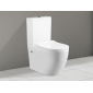 Унитаз напольный ORLTER безободковый с крышкой duroplast, soft-close, белый, CT9867 - превью 1