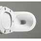 Унитаз напольный ORLTER безободковый с крышкой duroplast, soft-close, белый, CT9867 - превью 2