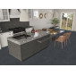 Luna Ash 60x120 керамический гранит полуполированный - превью 3