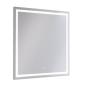 Зеркало Focus 80x80 в раме с LED подсветкой - превью 4
