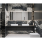 Lunar Nero 80x160 керамический гранит матовый (ghr) глосси инк - превью 2