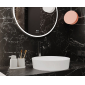 Intense Nero черный 60x60 керамический гранит матовый карвинг LP6060G0131R - превью 4