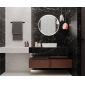 Intense Nero черный 60x60 керамический гранит матовый карвинг LP6060G0131R - превью 2