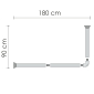 Dinkel SC-469018 Карниз для ванной - превью 3